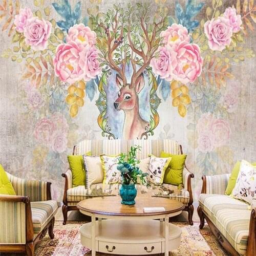 Forest abstract personality background wall professional production mural factory wholesale wallpaper mural poster photo wall