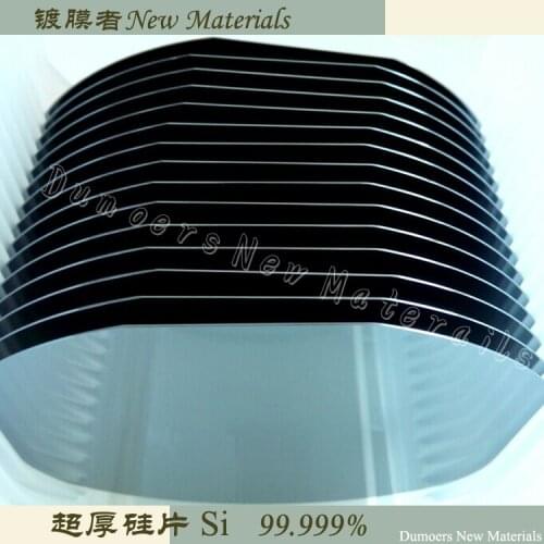 Single-sided polished perforated silicon wafer for scientific grade substrates. Si perforation requirements can be customized. S