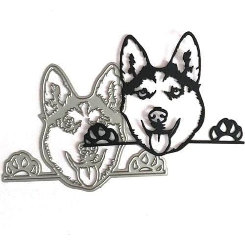 Lovely Dog Metal Cutting Dies Stencil Scrapbooking DIY Album Stamp Paper Card Embossing Decoration Craft Dropshipping