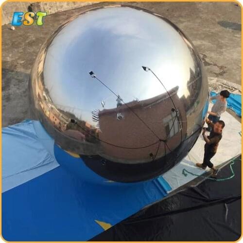 Wedding Christmas Disco Event Decoration Durable Large Pvc Inflatable Mirror Ball