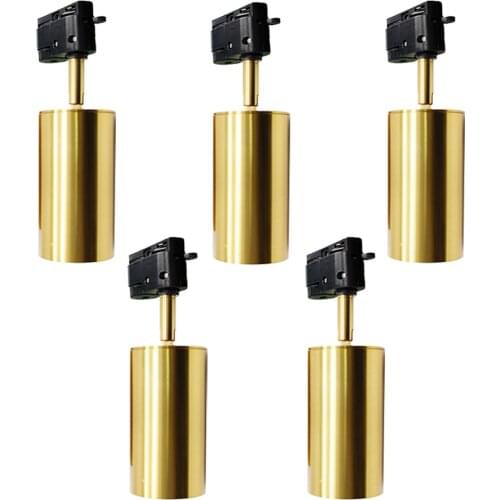 Sanmusion Led Tracking Lighting GU10 Track Lamp Rail Spot Lighting For Aesthetic Room Wall Pictures Clothing Shop Mall Decor