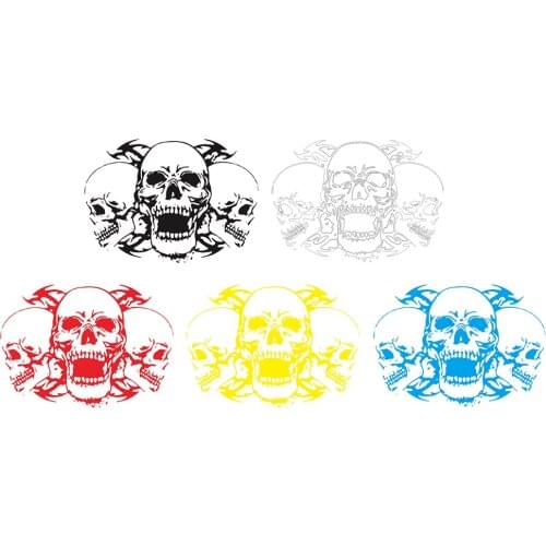 Waterproof Skull Head Car Body Stickers Vinyl Decal Graphic Wall Decoration
