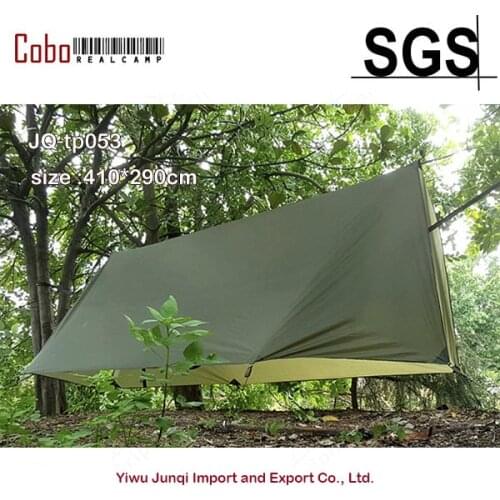 Waterproof Portable Tarp Multifunctional Outdoor Camping Traveling Awning Backpacking Tarp shelter Rain Tarp