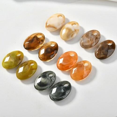 Diy jewelry earrings for women pendants accessory 18*25mm geometry shape fashion resin charms