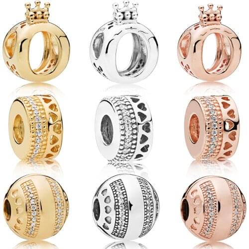 100% 925 Sterling Silver New Sparkling Night Blue Love Heart Charm Womens Jewelry Suitable Charming Gift Fit Pan bracelet