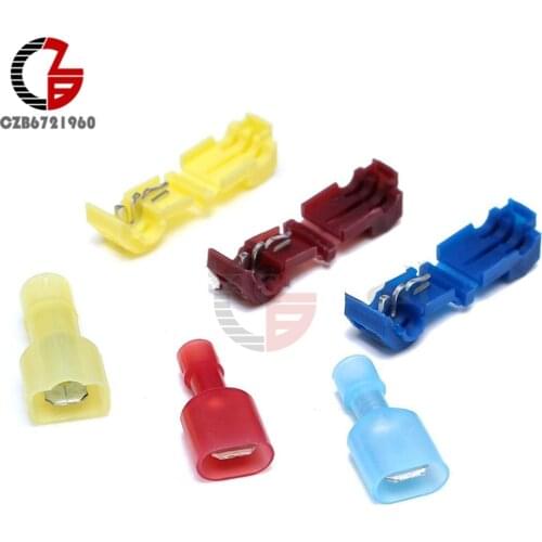 1 Set 60PCS Car Audio Quick Splice Crimp Terminal & Male Spade Wire Connector 22-10AWG DIY Kit