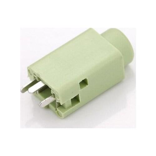10PCS 3.5mm Female Audio Connector 3 Pin DIP Headphone Jack Socket PJ-359 Green