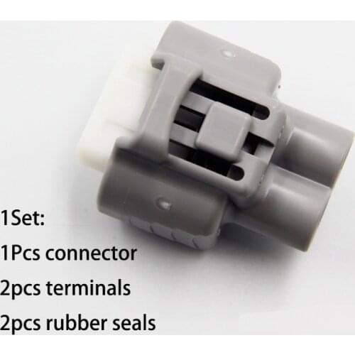 2 Pin Hydraulic Motor Plug Automotive Female HID Cable Connector Water Spray Motor Plug For Toyota Lexus 11410 6189-0425