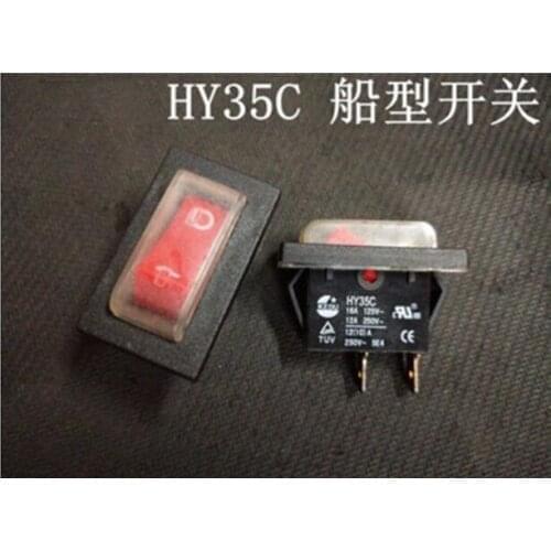 2pcs Industrial Power Tools Push Button Switch 2Pins HY35C