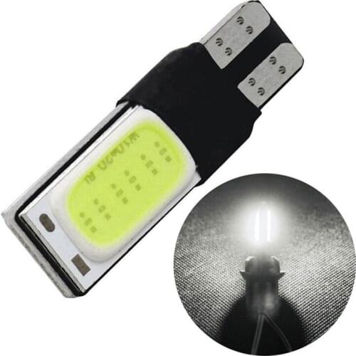 2Pcs T10 194 Double-sided New High Quality Low Consumption Ultra Long Life CoB LED Light Car Vehicle Interior Light 5W#268464