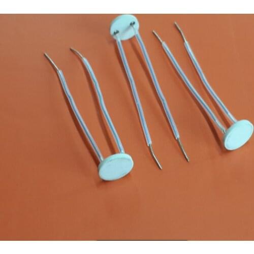 5pcs High Temperature Micro-ceramic Heating Sheet MCH Alumina Heating Sheet Round 9mm 12V18-24 Euro