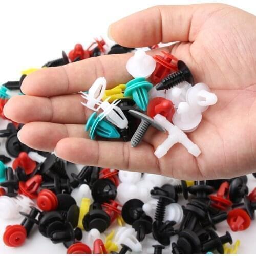50pcs Car Bumper Clips Fastener Rivet for mazda 3 seat ibiza honda civic 2006-2011 seat leon toyota corolla 2008 ford focus 3