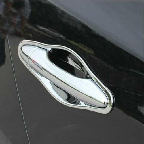 8Pcs/Set ABS Chrome Door Handle Cover Trim Sticker for Hyundai Tucson Ix35 2009 2010 20112012 2013 2014 Car styling Accessories