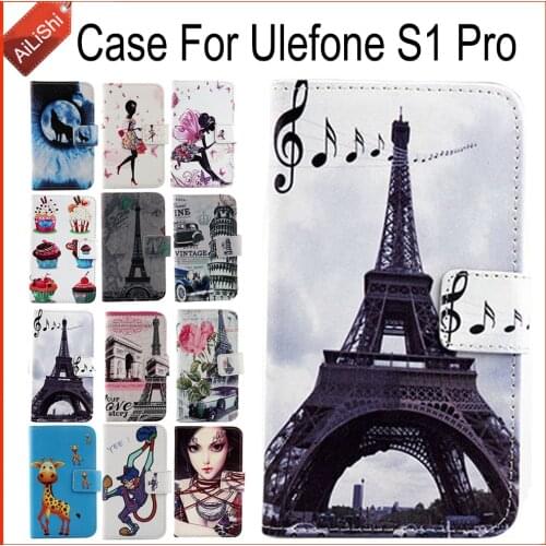 AiLiShi Case For Ulefone S1 Pro Luxury Flip PU Leather Case S1 Pro Ulefone Exclusive 100% Special Phone Cover Skin+Tracking