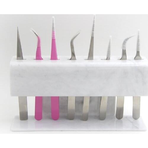 Acrylic tweezers stand Eyelash tweezers holder Eyelash Tweezer Storage Tweezers Shelf Holder