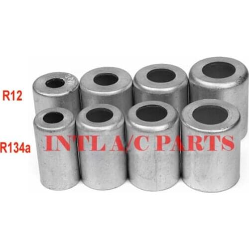 Aluminum Crimp Ferrule for Auto A/C Air Conditioning Standard Reduced Barrier Refrigerant Hose 3/8'' 1/2'' 5/8'' 3/4'' R134a R12