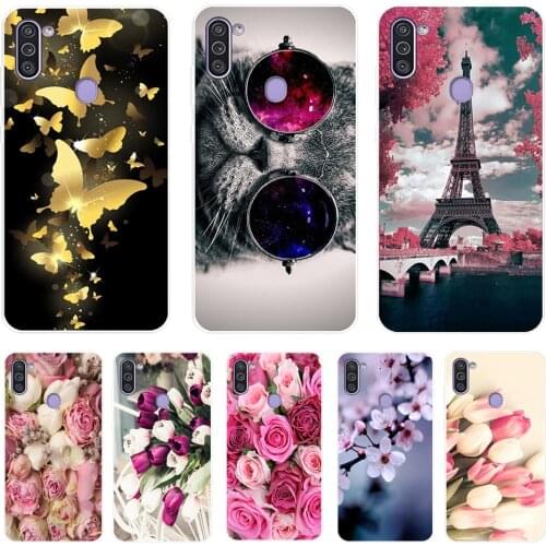 For Case Samsung Galaxy A11 Case Silicone TPU Soft Back Cover Phone Case For Samsung A11 A 11 A115 SM-A115F 6.4 inch Coque Funda