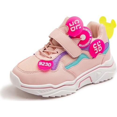 Girls Sneakers For Children Casual Shoes Kids Sneakers Girls Shoes Boys Sneakers Breathable Mesh Rainbow sapato infantil menina