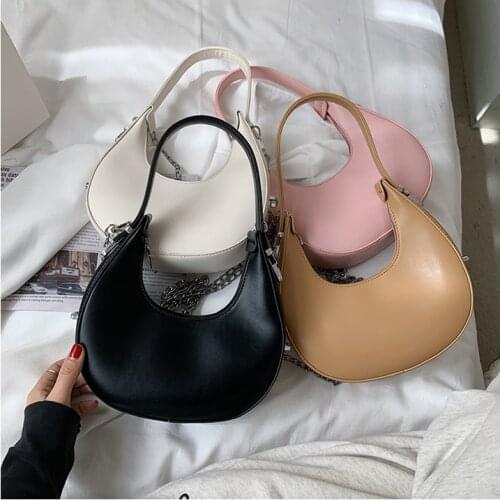 Wriufred Armpit small handbag female summer 2021 new fashion chain shoulder bag messenger bag personalized dumpling bag