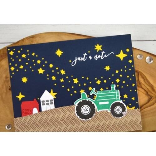 Mmao Crafts Metal Steel Cutting Dies New Star Meteor Frame Stencil For DIY Scrapbooking Paper/photo Cards Embossing Dies