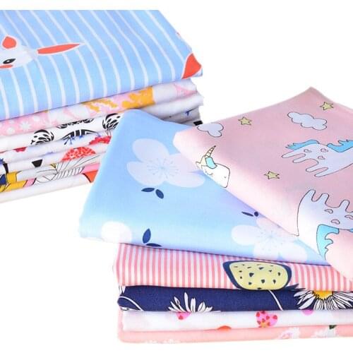 Soft Cotton Rayon Cotton Silk Cloth Fabric Summer Pajamas Dress Fabric To Make Clothes 100cm X 143cm SA107