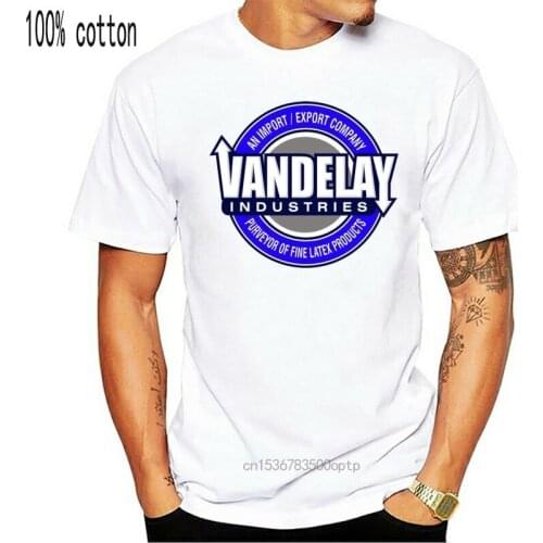 Vandelay Industries Funny Seinfeld Tv Comedy New White Costanza Mens T Shirt Round Neck Clothes