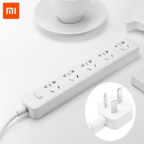 Original Xiaomi Mi Smart Power Strip with 5 Power Sockets Plug with Socket AU Standard Socket PU for Smart home free shipping