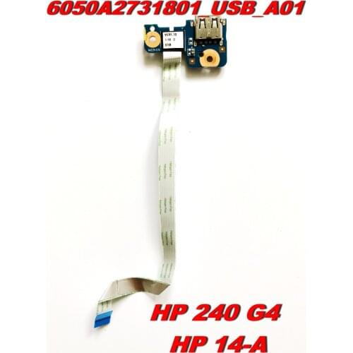 Original laptop USB interface for HP 14-AF 14-AC USB board with cable USB interface board 814051-001 6050A2731801