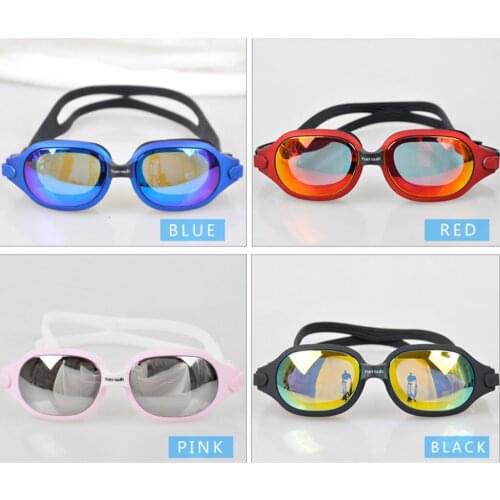 Adjustable Swimming Goggles Waterproof Diving Anti-Fog Adult Glasses