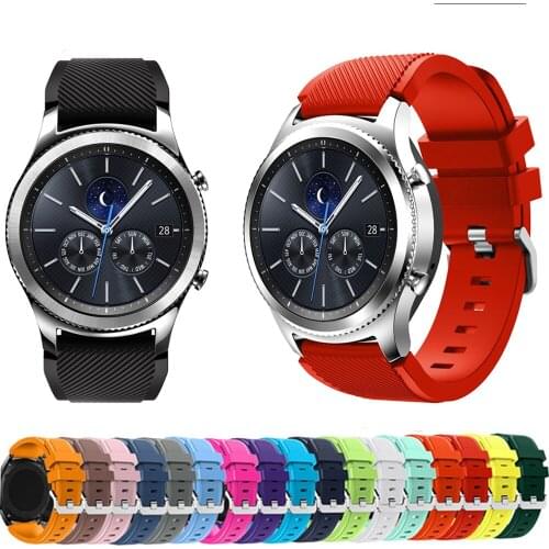 22mm watch band strap For Samsung S3 Frontier Classic straps Replacemet Wristband for Samsung Galaxy watch 46mm SM-R800 SM-R810