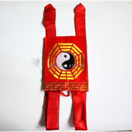 3colors red/black/yellow embroidery Taoism running cap tai chi Taoist hats