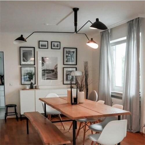 Nordic spider ceiling lamp modern led wrought iron ceiling chandelier living room bedroom study home decoration industrial lamp