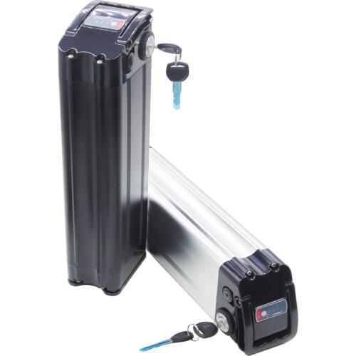 SS014 Silver fish battery case for 24V 36V 48V ebike battery suitable for 65 Pcs 18650 cells