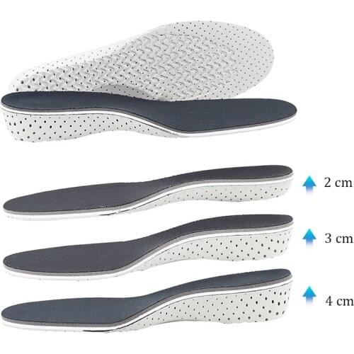 1 Pair Height Increase Invisible Insole for Men Women Get Taller Heighten Increased Insoles for Shoes Inserts Foot Pads Cushion
