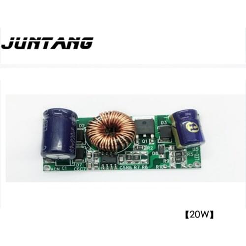 LED driver 20W low voltage DC-DC built-in bare board (10 strings 2 and 600MA) low voltage AC / DC 12-24V input
