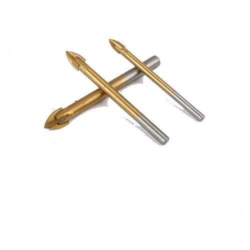 Spot Round Shank Cruciform Alloy Drill Bit Ceramic Glass Drill Bit Marble Deep Hole Drill Bit Tile Opening Drill Bit