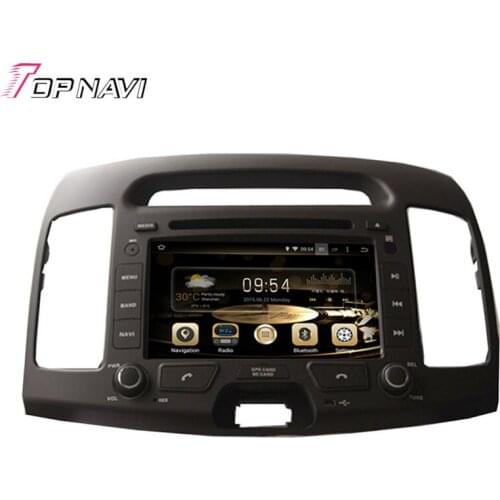 Topnavi 7'' Octa Core 4GB Android 6.0 Car Video Player Auto Audio DVD PC for HYUNDAI ELANTRA 2007 2008 2009 2010 2011 GPS Radio