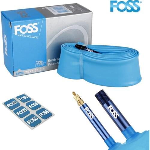 FOSS Bicycle Tire Anti Puncture Bike Inner Tube 20/24/26/650B/29 Inch/700C/700x23c/28c Presta Schrader Valve Folding Rubber Tyre