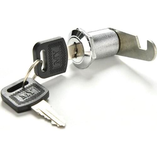 1Pc Security Furniture Locks With Plastic Keys Cam Cylinder Locks Door Cabinet Mailbox Drawer Cupboard Locker Hardware