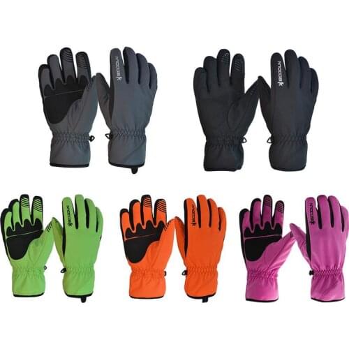 6 Color Winter Outdoor Sports Hiking Gloves Warm Windproof Waterproof Anti-slip Riding Cycling Ski Full Finger Gloves