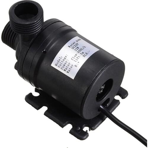 1pc Mini Brushless Water Pump 12V 24V ZYW680 Solar Water Circulation Pump DC Motor 800L/H