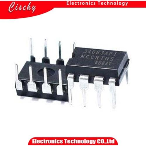 10PCS MC34063API DIP8 MC34063AP1 DIP MC34063 34063API DIP-8 new and IC