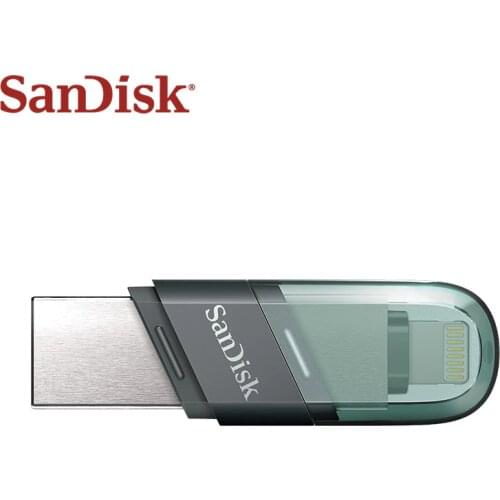 100% Original USB 3.1 Sandisk IX90 USB Flash Drive 64GB 128GB High Speed Mini U Disk 256GB Memory Stick Pendrive