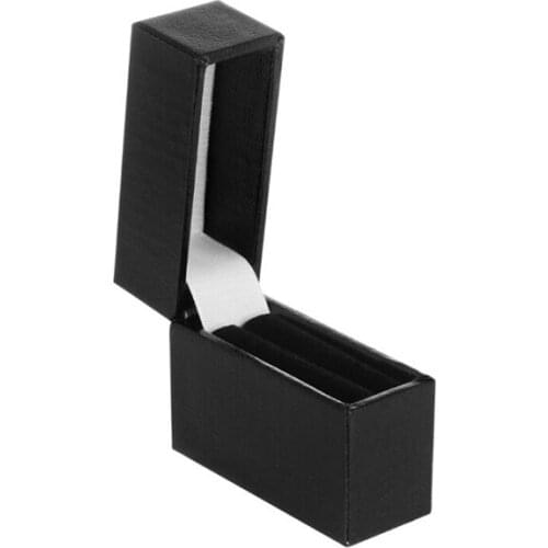 120pcs Rectangle Black Paperboard Ring Box Jewelry Gift Storage Boxes Wedding Engage Ring Display Box