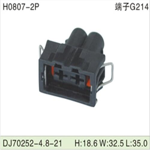 500SETS DJ70252-4.8-21 4.8mm 2Pin AMP Car Electrical Wire Connectors for Audi ,BMW,Honda,Toyota,NISSAN AND other models