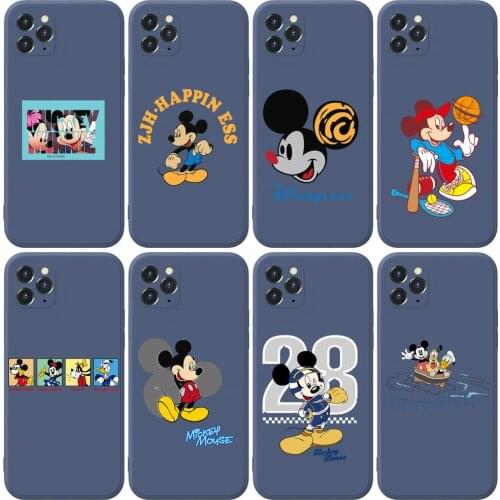 Disney nice Anime Phone Case cover For iphone 12 Pro Max 11 8 7 6 S XR PLUS X XS SE 2020 mini cell shell Sapphire blue