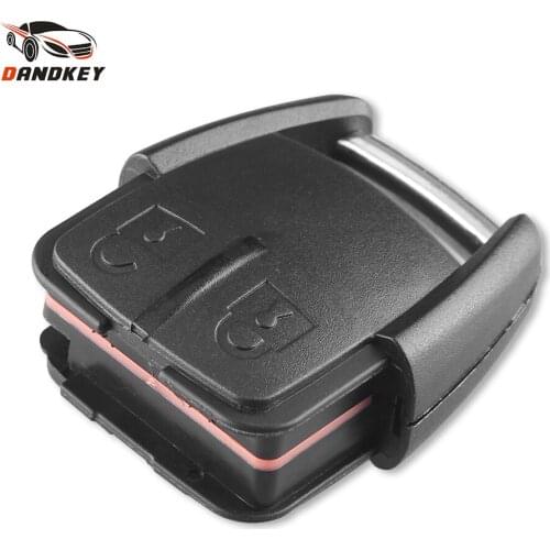 Dandkey 20pcs 3 Buttons Replacement Remote Key Case Shell Fob for Chevrolet Key Shell Fob With Battery Holder