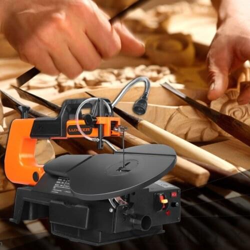 GUYX household wire saw 120W puzzle DIY spiral saw Saw for wood cutting depth of 50mm (free 10Pcs blade) Adjustable speed