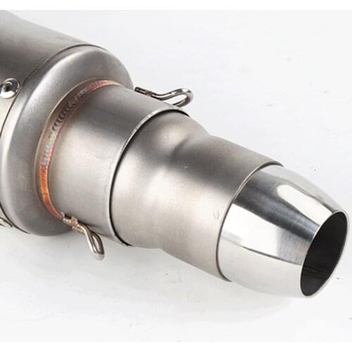60mm to 51 mm to 36mm Motorcycle Exhaust Muffler Welding Head Mild Steel Converter Adapter Reducer Connector Pipe Tube