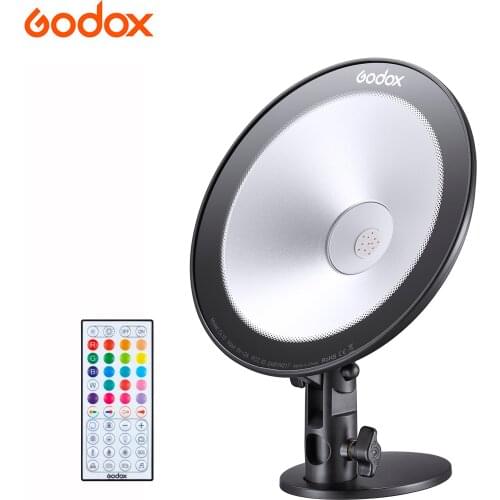 Godox CL10 RGB LED Light Multicolor Webcasting Ambient Light 10W 39 Lighting Effects Supports APP/ Remote Control